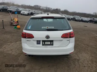 2015 Volkswagen Golf SportWagen TDI SE with VIN 3VWFA7AU7FM505344, listed as a Copart auction lot 87461364 with 0 mi miles and Non Repairable. Bid and sale history available at carsss.com. Image 6.