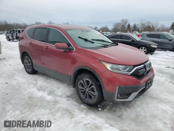 2021 Honda CR-V EX with VIN 2HKRW2H58MH619889, listed as a Copart auction lot 46990635 with 100,828 mi miles and Salvage Title. Bid and sale history available at carsss.com. Image 4.