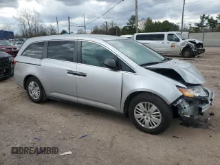 2014 Honda Odyssey LX с VIN 5FNRL5H26EB038147, выставлен на аукционе Copart как лот 50993035 с пробегом Не указан миль и Списание • Salvage title. История ставок и продаж доступна на DreamBid. Изображение 4.