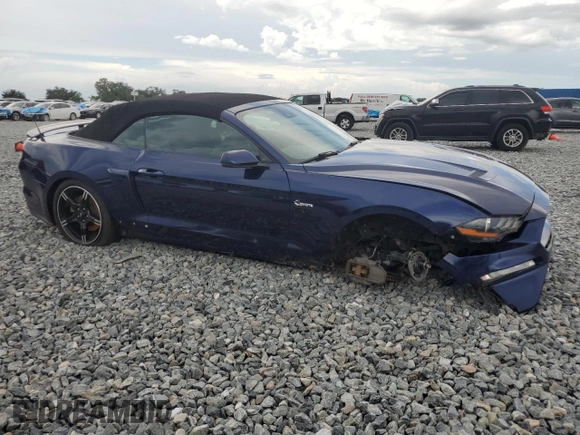 2019 Ford Mustang GT Premium with VIN 1FATP8FF2K5124544, listed as a Copart auction lot 65236465 with 92,874 mi miles and Non repairable. Bid and sale history available at DreamBid. Image 4.
