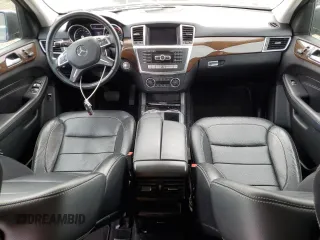 2014 Mercedes-Benz M 350 with VIN 4JGDA2EB9EA414993, listed as a Copart auction lot 43284585 with 163,067 mi miles and Salvage title. Bid and sale history available at DreamBid. Image 8.