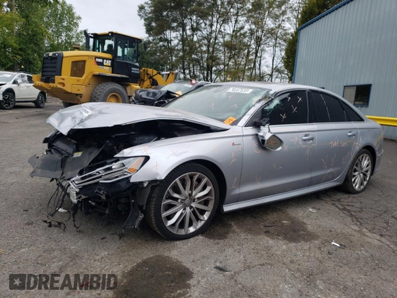2016 Audi A6 3.0T Prestige with VIN WAUHGBFC7GN017626, listed as a Copart auction lot 70387633 with 0 mi miles. Bid and sale history available at carsss.com. Image 1.
