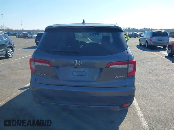 2021 Honda Pilot EX-L with VIN 5FNYF6H54MB028203, listed as a IAAI auction lot 41641116 with 46,755 mi miles and . Bid and sale history available at DreamBid. Image 16.