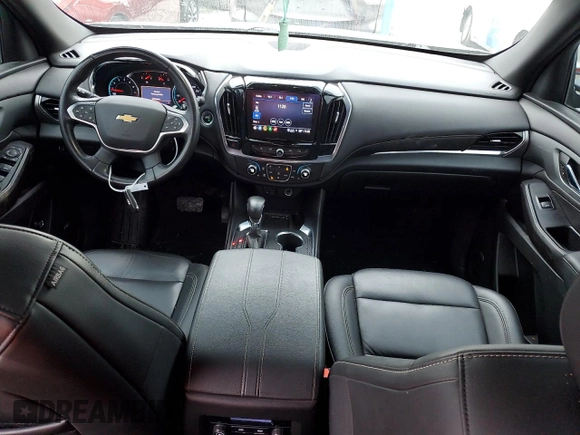 2022 Chevrolet Traverse LT Leather with VIN 1GNERHKW2NJ100475, listed as a Copart auction lot 81515424 with 54,246 mi miles and Salvage Title. Bid and sale history available at carsss.com. Image 8.