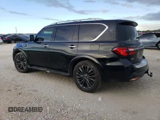 2021 Infiniti QX80 LUXE with VIN JN8AZ2AE7M9271448, listed as a Copart auction lot 78808013 with 67,482 mi miles. Bid and sale history available at carsss.com. Image 2.