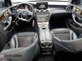 2018 Mercedes-Benz C 63 AMG with VIN 55SWF8GBXJU273169, listed as a Copart auction lot 60124405 with 55,440 mi miles and Salvage title. Bid and sale history available at DreamBid. Image 8.