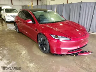 2024 Tesla Model 3 Long Range with VIN 5YJ3E1EB4RF844006, listed as a Copart auction lot 47299015 with 5,048 mi miles and Salvage Title. Bid and sale history available at carsss.com. Image 14.
