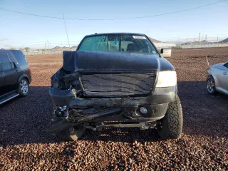 2006 Ford F-150 XLT with VIN 1FTPW14546KD89571, listed as a Copart auction lot 46845925 with 166,009 mi miles and Salvage Title. Bid and sale history available at carsss.com. Image 5.