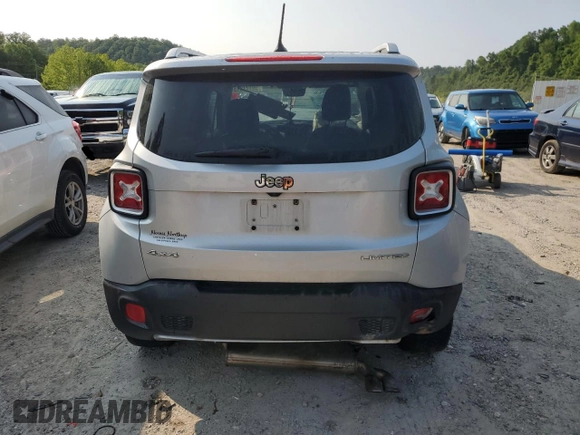 2017 Jeep Renegade Limited z VIN ZACCJBDB5HPE47740, wystawiony jako Copart lot #59177815 z przebiegiem Nie podano mil oraz Szkoda całkowita • Salvage title. Historia ofert i sprzedaży dostępna na DreamBid. Obrazek 6.