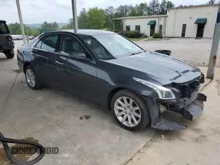 2016 Cadillac CTS AWD with VIN 1G6AW5SX9G0110598, listed as a Copart auction lot 54339975 with 50,218 mi miles and Salvage title. Bid and sale history available at DreamBid. Image 4.