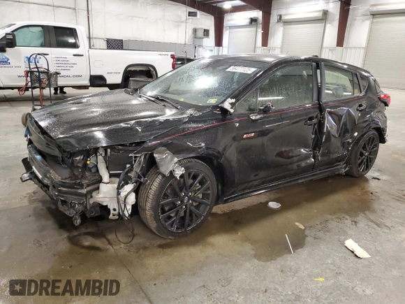 2024 Subaru Impreza RS с VIN JF1GUHJC7R8899244, выставлен на аукционе Copart как лот 56477125 с пробегом 7 229 миль миль и Списание • Salvage title. История ставок и продаж доступна на DreamBid. Изображение 1.