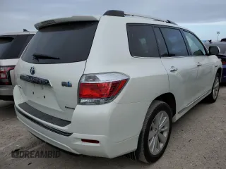 2013 Toyota Highlander Hybrid Limited with VIN JTEDC3EH1D2011958, listed as a Copart auction lot 76441614 with 63,033 mi miles and Salvage Title. Bid and sale history available at carsss.com. Image 3.