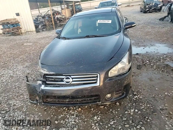 2014 Nissan Maxima S with VIN 1N4AA5AP7EC489860, listed as a Copart auction lot 85394734 with 118,274 mi miles and Salvage Title. Bid and sale history available at DreamBid. Image 10.