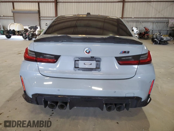 2023 BMW M3 Competition z VIN WBS33AY03PFN62375, wystawiony jako Copart lot #47433395 z przebiegiem 27 849 mil mil oraz Szkoda całkowita • Salvage title. Historia ofert i sprzedaży dostępna na DreamBid. Obrazek 6.