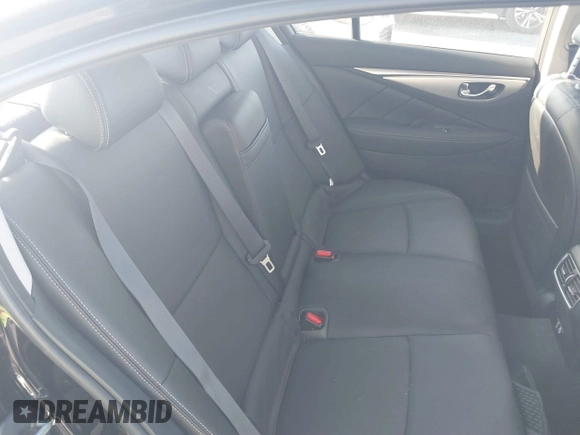 2023 Infiniti Q50 Luxe with VIN JN1EV7BP6PM513012, listed as a IAAI auction lot 41751813 with 7,064 mi miles and . Bid and sale history available at DreamBid. Image 8.