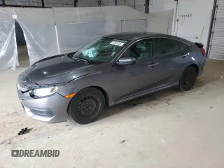 2016 Honda Civic Sedan LX with VIN 19XFC2F58GE072422, listed as a Copart auction lot 49809235 with 182,315 mi miles and Salvage Title. Bid and sale history available at carsss.com. Image 1.
