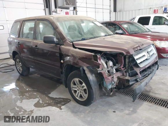 2007 Honda Pilot LX with VIN 2HKYF18137H519304, listed as a IAAI auction lot 42203155 with 128,712 mi miles and . Bid and sale history available at DreamBid. Image 1.
