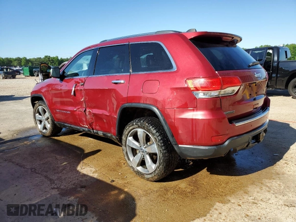 2014 Jeep Grand Cherokee Limited with VIN 1C4RJEBM6EC433412, listed as a Copart auction lot 55397645 with 52,941 mi miles and Salvage Title. Bid and sale history available at DreamBid. Image 2.