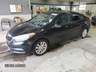 2014 Kia Forte LX with VIN KNAFX4A60E5235652, listed as a Copart auction lot 84052754 with 0 mi miles and Salvage Title. Bid and sale history available at carsss.com. Image 1.