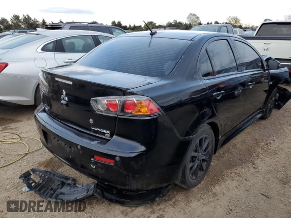 2016 Mitsubishi Lancer SE with VIN JA32V2FW1GU009034, listed as a Copart auction lot 75628764 with 129,778 mi miles and Salvage Title. Bid and sale history available at DreamBid. Image 3.