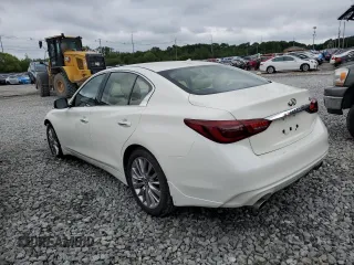 2019 Infiniti Q50 Luxe с VIN JN1EV7AR7KM556320, выставлен на аукционе Copart как лот 61196085 с пробегом 53 313 миль миль и Списание • Salvage title. История ставок и продаж доступна на DreamBid. Изображение 2.