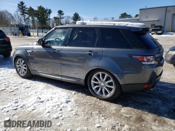 2016 Land Rover Range Rover Sport HSE with VIN SALWR2VF0GA637203, listed as a Copart auction lot 45845495 with 129,923 mi miles and Clean Title. Bid and sale history available at DreamBid. Image 2.