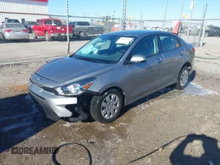 2021 Kia Rio LX with VIN 3KPA24AD1ME398923, listed as a IAAI auction lot 41031202 with 48,919 mi miles. Bid and sale history available at carsss.com. Image 19.