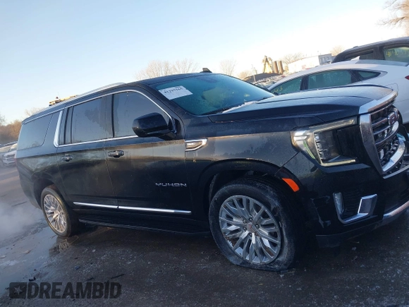 2023 GMC Yukon XL SLT with VIN 1GKS2GKD4PR350382, listed as a IAAI auction lot 41295165 with 38,075 mi miles. Bid and sale history available at carsss.com. Image 14.
