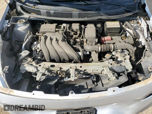 2013 Nissan Versa S Plus with VIN 3N1CN7AP6DL884718, listed as a Copart auction lot 55601705 with 65,622 mi miles and Salvage title. Bid and sale history available at DreamBid. Image 11.