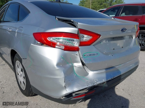 2014 Ford Fusion S with VIN 3FA6P0G7XER124010, listed as a IAAI auction lot 41899089 with 115,406 mi miles. Bid and sale history available at carsss.com. Image 6.
