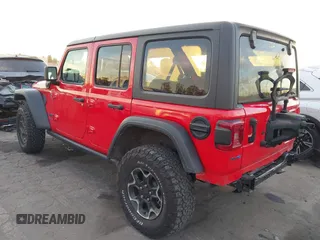 2022 Jeep Wrangler Unlimited Rubicon with VIN 1C4JJXR63NW206709, listed as a IAAI auction lot 41254820 with 25,317 mi miles and . Bid and sale history available at DreamBid. Image 3.