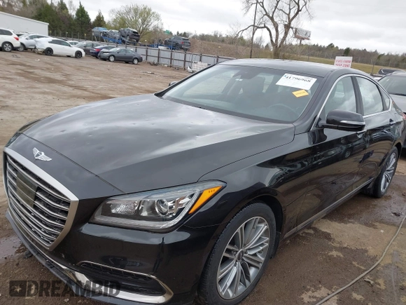 2019 Genesis G80 3.8L with VIN KMHGN4JE3KU286631, listed as a IAAI auction lot 41796968 with 25,230 mi miles and . Bid and sale history available at DreamBid. Image 6.