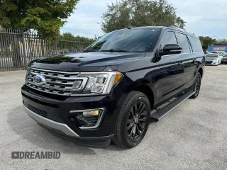 2019 Ford Expedition Max Limited with VIN 1FMJK1KT9KEA42633, listed as a Copart auction lot 54799955 with 98,210 mi miles and Non Repairable. Bid and sale history available at DreamBid. Image 1.