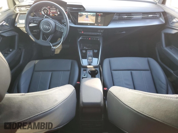 2023 Audi A3 Premium with VIN WAUGUDGY6PA128119, listed as a Copart auction lot 82787723 with 2,875 mi miles. Bid and sale history available at carsss.com. Image 8.