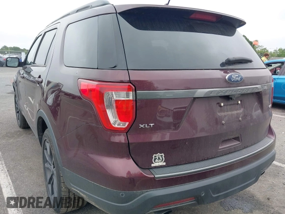 2018 Ford Explorer XLT with VIN 1FM5K8DH5JGC61496, listed as a IAAI auction lot 42514598 with 91,557 mi miles and . Bid and sale history available at DreamBid. Image 3.