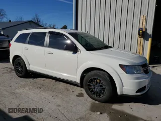 2018 Dodge Journey SE with VIN 3C4PDCABXJT277179, listed as a Copart auction lot 46536635 with 136,889 mi miles and Salvage Title. Bid and sale history available at carsss.com. Image 4.