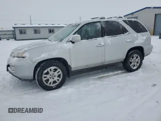 2004 Acura MDX Touring Pkg with VIN 2HNYD18624H518855, listed as a Copart auction lot 44821605 with 227,180 mi miles and Salvage Title. Bid and sale history available at carsss.com. Image 1.