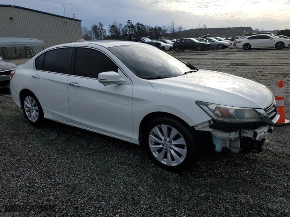 2014 Honda Accord Sedan EX-L with VIN 1HGCR2F8XEA233088, listed as a Copart auction lot 48301195 with 163,042 mi miles and Salvage Title. Bid and sale history available at carsss.com. Image 4.