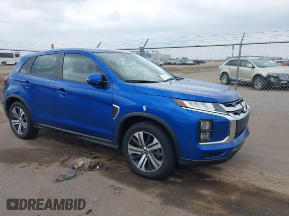 2023 Mitsubishi Outlander ES z VIN JA4ARUAUXPU001785, wystawiony jako IAAI lot #42014049 z przebiegiem 56 431 mil mil oraz . Historia ofert i sprzedaży dostępna na DreamBid. Obrazek 1.