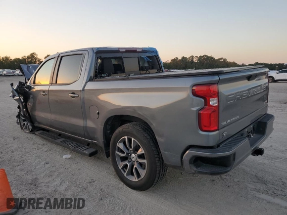 2021 Chevrolet Silverado 1500 RST with VIN 3GCPWDET4MG256652, listed as a Copart auction lot 80659894 with 75,714 mi miles and Salvage Title. Bid and sale history available at DreamBid. Image 2.