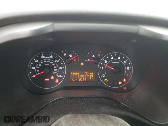 2022 Ram ProMaster City Cargo Tradesman with VIN ZFBHRFAB8N6X44254, listed as a Copart auction lot 76061744 with 91,927 mi miles and Salvage Title. Bid and sale history available at DreamBid. Image 9.