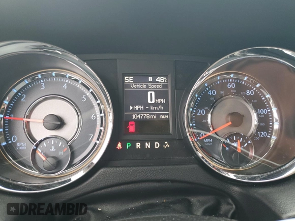 2015 Chrysler Town & Country Touring-L with VIN 2C4RC1CG4FR506913, listed as a Copart auction lot 82864954 with 104,778 mi miles and Salvage Title. Bid and sale history available at carsss.com. Image 9.