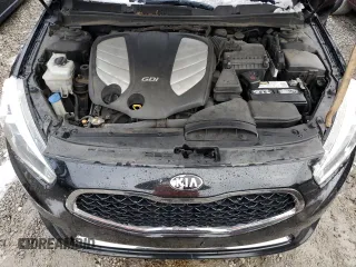 2014 Kia Cadenza Premium with VIN KNALN4D77E5130751, listed as a Copart auction lot 81950874 with 122,437 mi miles and Salvage Title. Bid and sale history available at carsss.com. Image 11.
