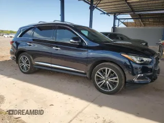 2019 Infiniti QX60 Pure z VIN 5N1DL0MM2KC561741, wystawiony jako Copart lot #53581405 z przebiegiem 80 366 mil mil oraz Szkoda całkowita • Salvage title. Historia ofert i sprzedaży dostępna na DreamBid. Obrazek 4.