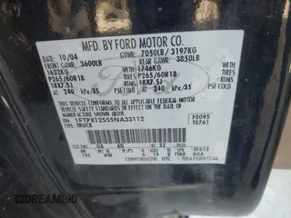 2005 Ford F-150 XLT с VIN 1FTPX12555NA33112, выставлен на аукционе IAAI как лот 42489921 с пробегом 247 309 миль миль и . История ставок и продаж доступна на DreamBid. Изображение 9.