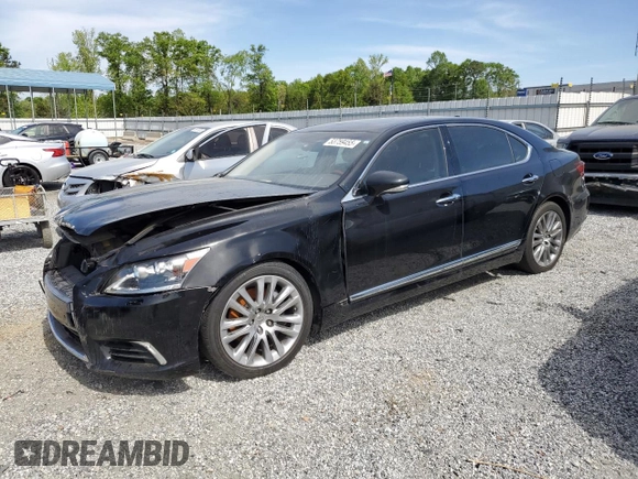 2016 Lexus LS 460 L with VIN JTHGL5EF0G5056502, listed as a Copart auction lot 53759455 with 77,031 mi miles and Salvage title. Bid and sale history available at DreamBid. Image 1.