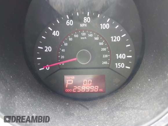 2013 Kia Sorento LX with VIN 5XYKT3A67DG359284, listed as a IAAI auction lot 42644742 with 258,998 mi miles and . Bid and sale history available at DreamBid. Image 7.