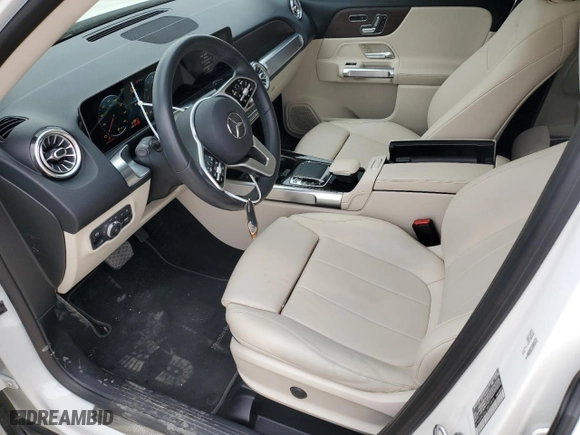2020 Mercedes-Benz GLB with VIN W1N4M4GB6LW027816, listed as a Copart auction lot 44717965 with 48,308 mi miles and Salvage Title. Bid and sale history available at carsss.com. Image 7.
