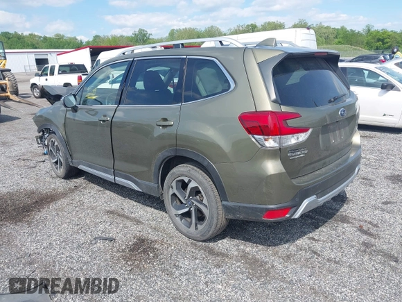 2022 Subaru Forester Touring with VIN JF2SKARC0NH495770, listed as a IAAI auction lot 42214841 with 36,509 mi miles and . Bid and sale history available at DreamBid. Image 3.
