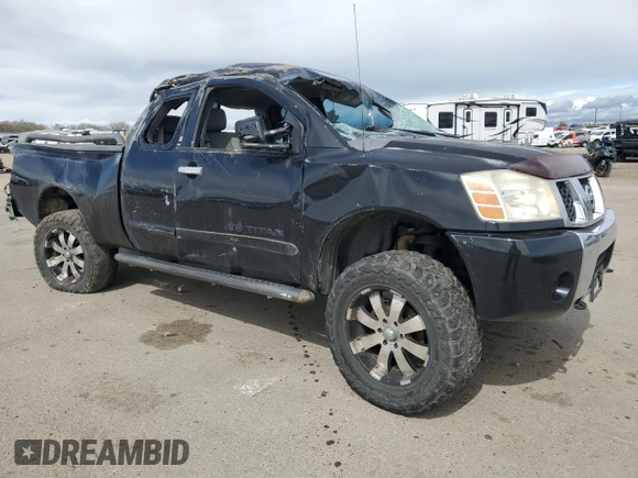 2007 Nissan Titan XE z VIN 1N6AA06B17N205377, wystawiony jako Copart lot #50738625 z przebiegiem 191 068 mil mil oraz Szkoda całkowita • Salvage title. Historia ofert i sprzedaży dostępna na DreamBid. Obrazek 4.